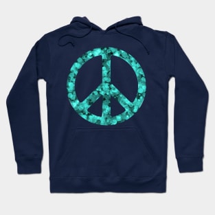 World Peace Sign Vibrant Art Graffiti Activist Hoodie